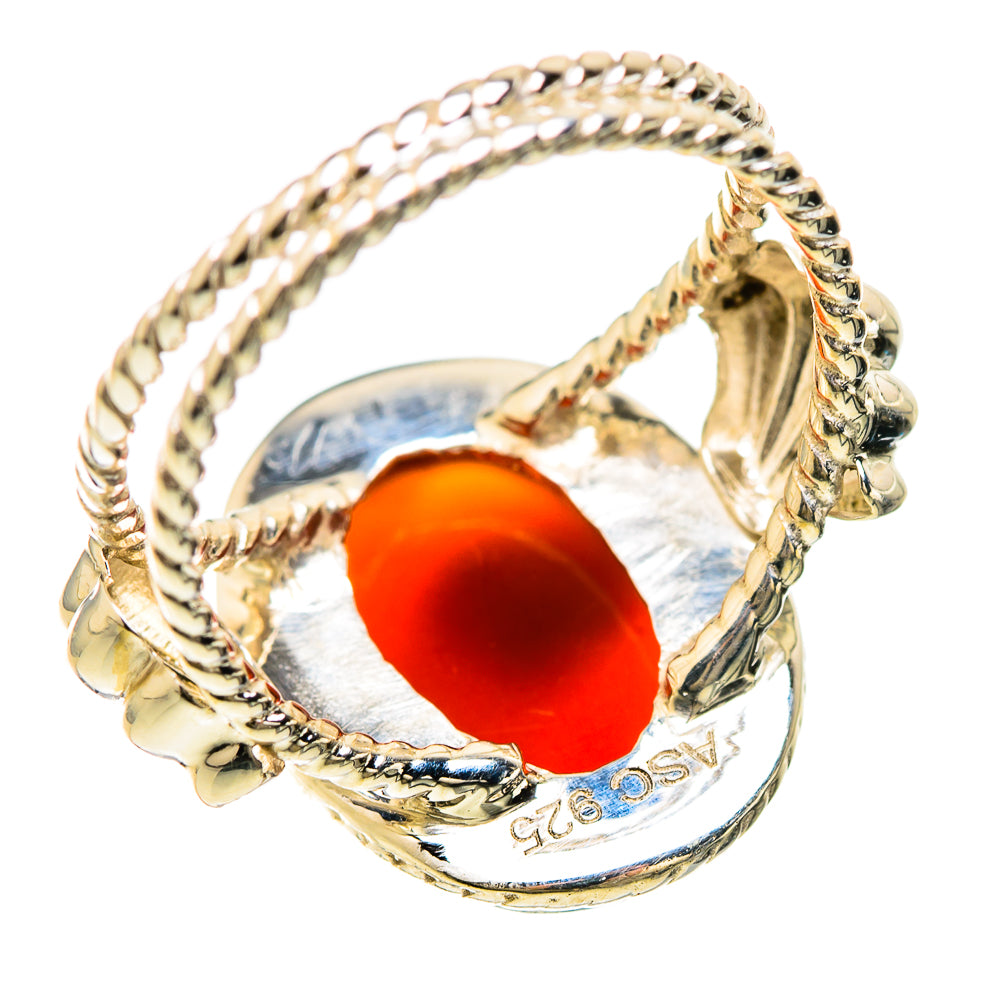 Red Onyx Rings handcrafted by Ana Silver Co - RING129183 - Photo 3