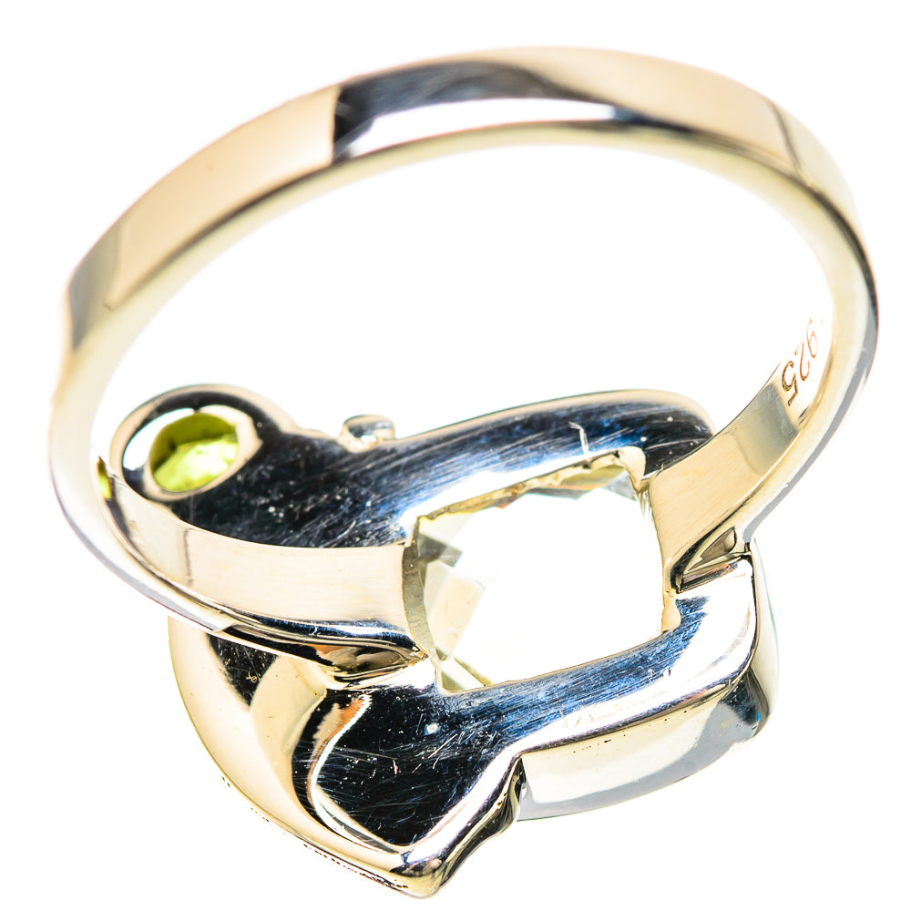 Green Amethyst Rings handcrafted by Ana Silver Co - RING129201 - Photo 3