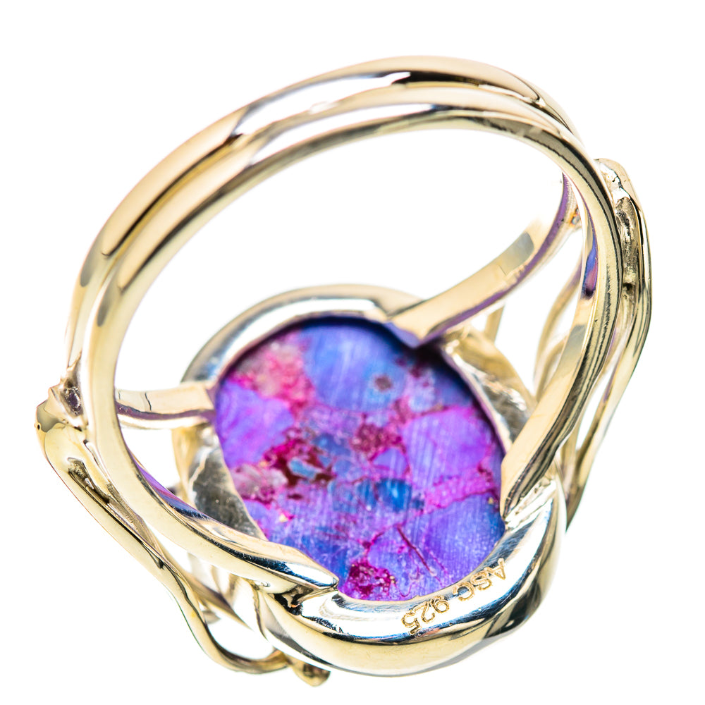Purple Copper Composite Turquoise Rings handcrafted by Ana Silver Co - RING129208 - Photo 3