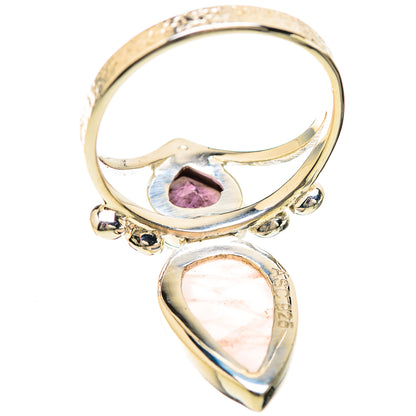 Rose Quartz Rings handcrafted by Ana Silver Co - RING129221 - Photo 3