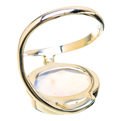 Rainbow Moonstone Rings handcrafted by Ana Silver Co - RING129228 - Photo 3
