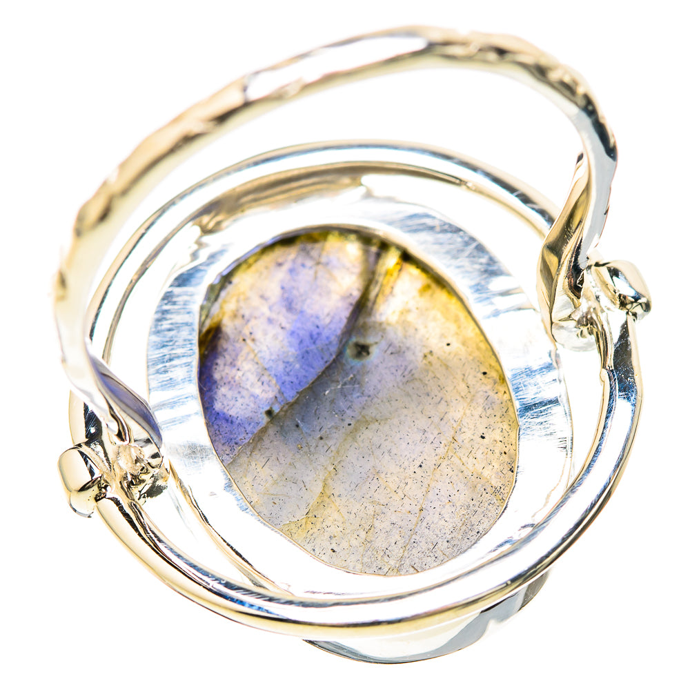 Labradorite Rings handcrafted by Ana Silver Co - RING129229 - Photo 3