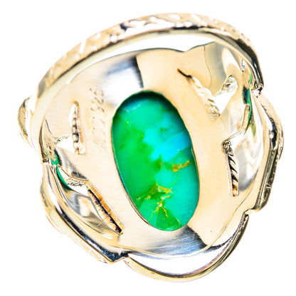 Chrysocolla Rings handcrafted by Ana Silver Co - RING129242 - Photo 3