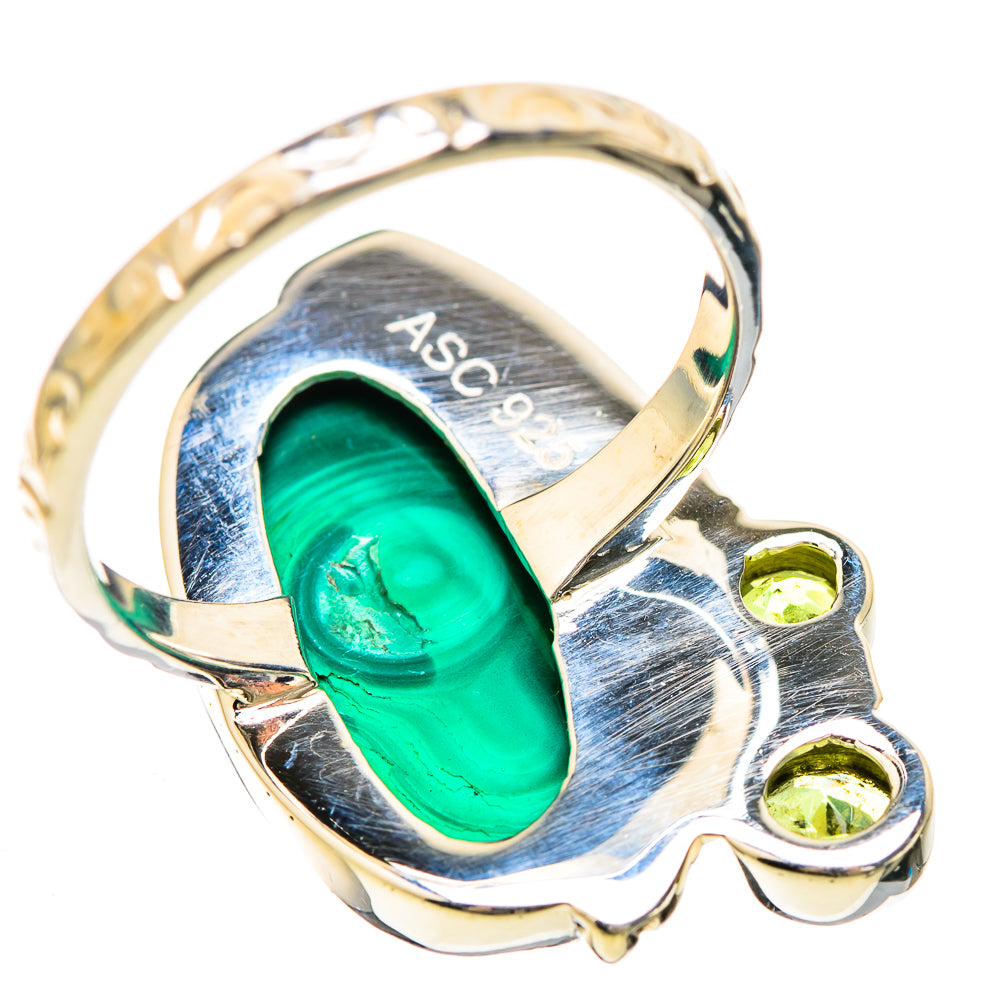Malachite Rings handcrafted by Ana Silver Co - RING129243 - Photo 3