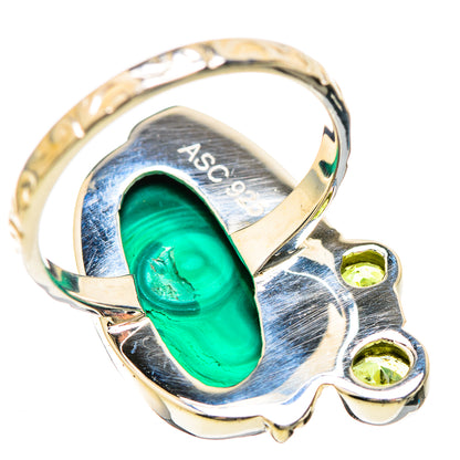 Malachite Rings handcrafted by Ana Silver Co - RING129243 - Photo 3