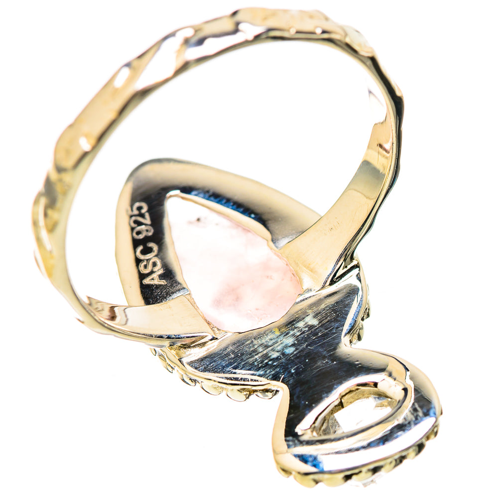 Rose Quartz Rings handcrafted by Ana Silver Co - RING129245 - Photo 3