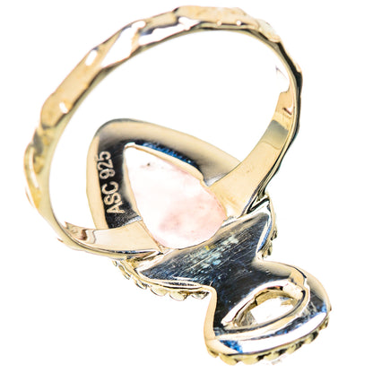 Rose Quartz Rings handcrafted by Ana Silver Co - RING129245 - Photo 3