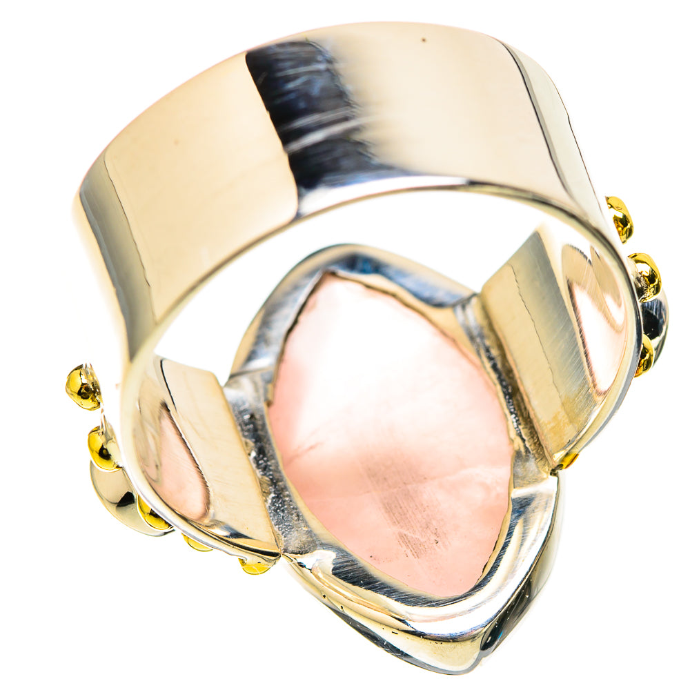 Rose Quartz Rings handcrafted by Ana Silver Co - RING129246 - Photo 3