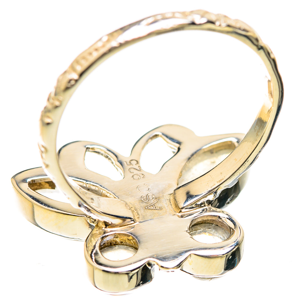 Rainbow Moonstone Rings handcrafted by Ana Silver Co - RING129249 - Photo 3