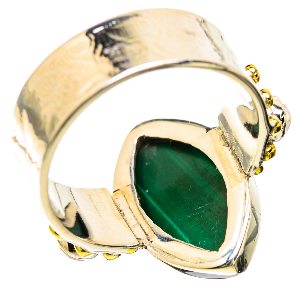 Malachite Rings handcrafted by Ana Silver Co - RING129257 - Photo 3
