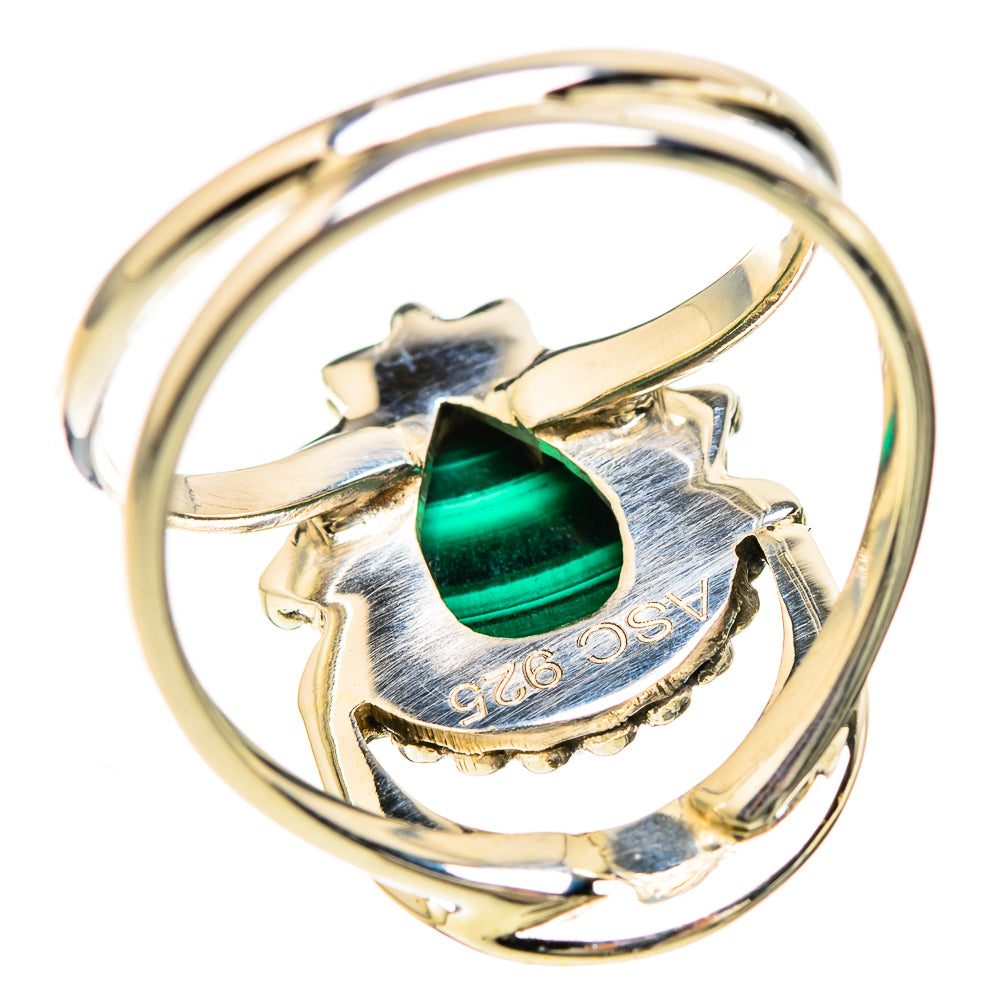Malachite Rings handcrafted by Ana Silver Co - RING129274 - Photo 3