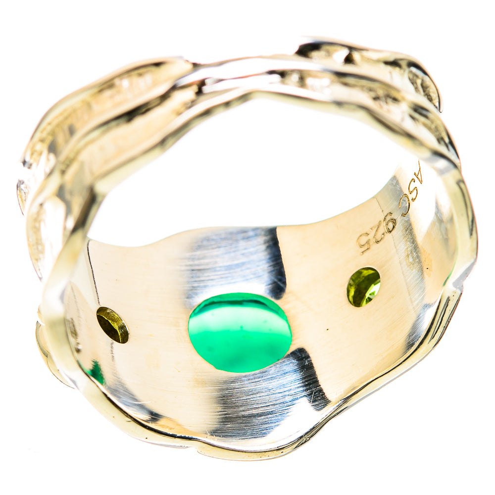 Green Onyx Rings handcrafted by Ana Silver Co - RING129275 - Photo 3