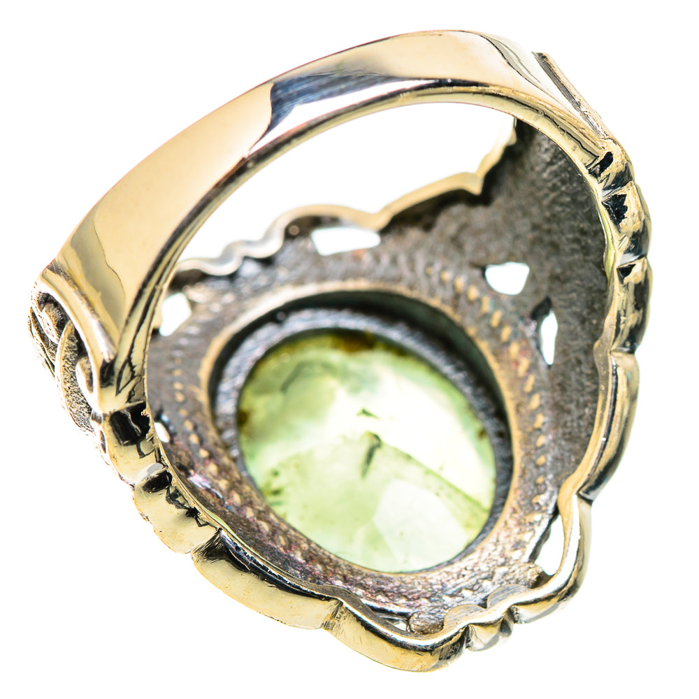 Prehnite Rings handcrafted by Ana Silver Co - RING129316 - Photo 3