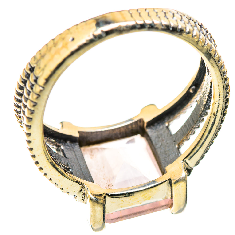 Rose Quartz Rings handcrafted by Ana Silver Co - RING129322 - Photo 3