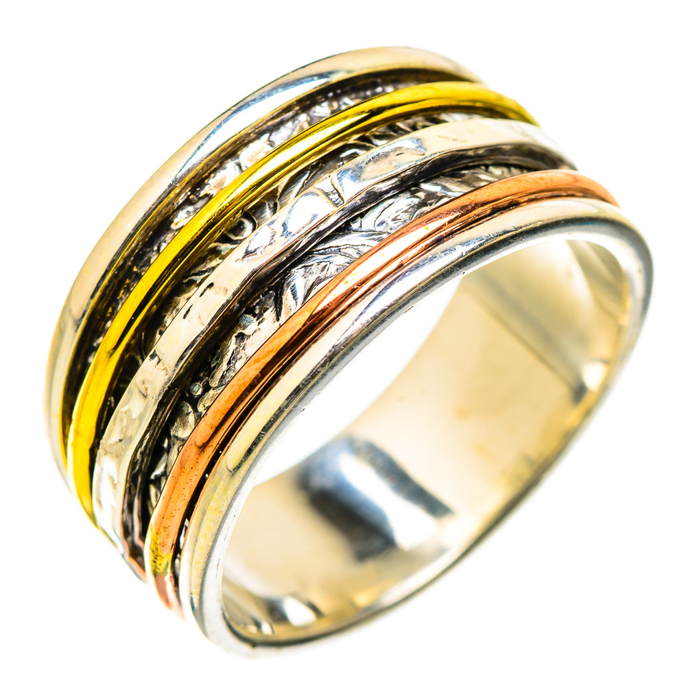 Meditation Spinner Rings handcrafted by Ana Silver Co - RING129326 - Photo 3