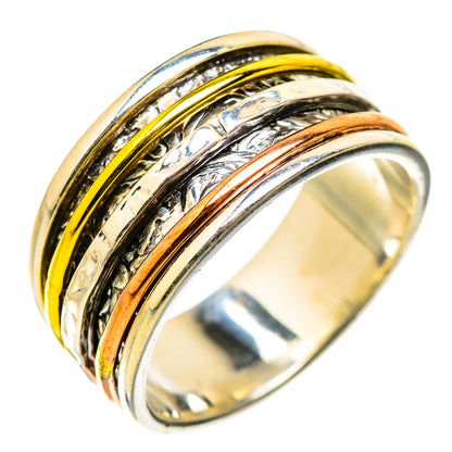 Meditation Spinner Rings handcrafted by Ana Silver Co - RING129326 - Photo 3