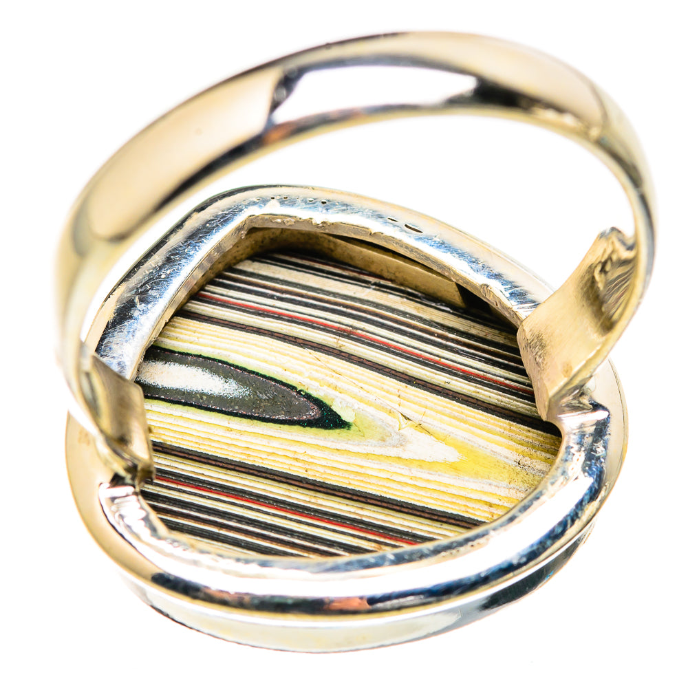 Fordite Rings handcrafted by Ana Silver Co - RING129331 - Photo 3