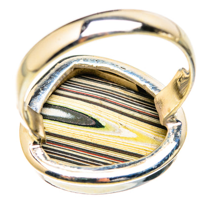 Fordite Rings handcrafted by Ana Silver Co - RING129331 - Photo 3