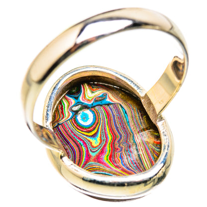 Fordite Rings handcrafted by Ana Silver Co - RING129332 - Photo 3