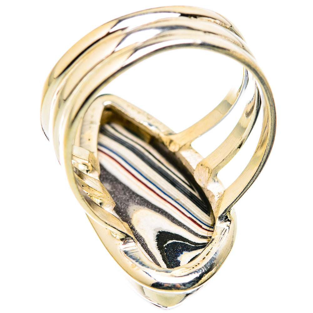 Fordite Rings handcrafted by Ana Silver Co - RING129338 - Photo 3