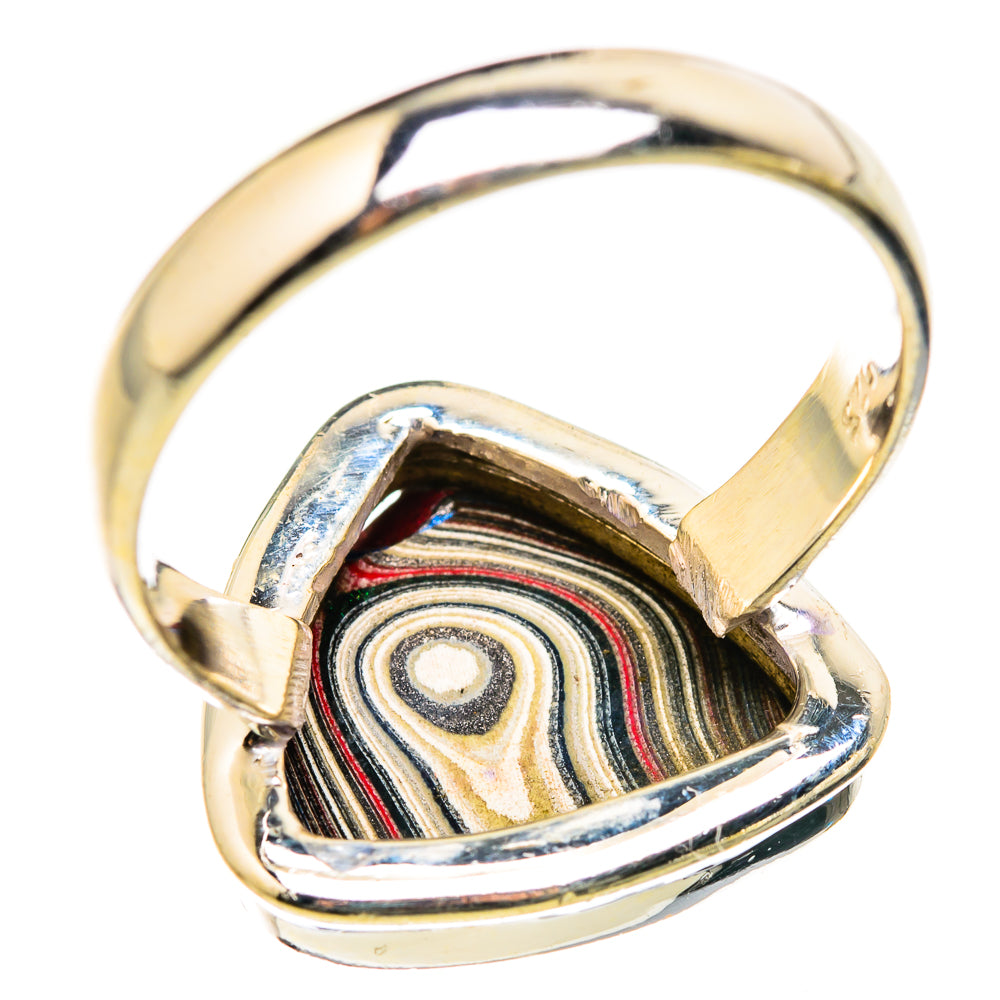 Fordite Rings handcrafted by Ana Silver Co - RING129339 - Photo 3