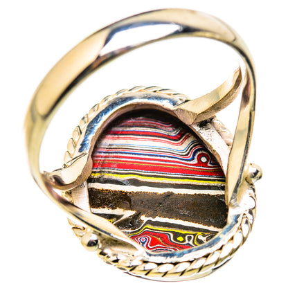 Fordite Rings handcrafted by Ana Silver Co - RING129341 - Photo 3
