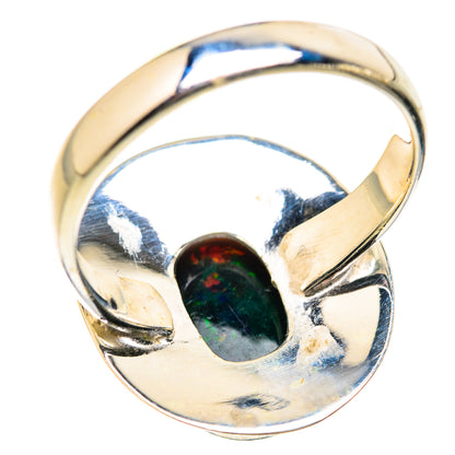Black Opal Rings handcrafted by Ana Silver Co - RING129344 - Photo 3