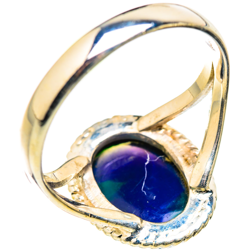 Black Opal Rings handcrafted by Ana Silver Co - RING129345 - Photo 3