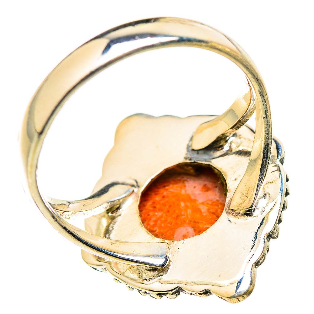 Sponge Coral Rings handcrafted by Ana Silver Co - RING129354 - Photo 3