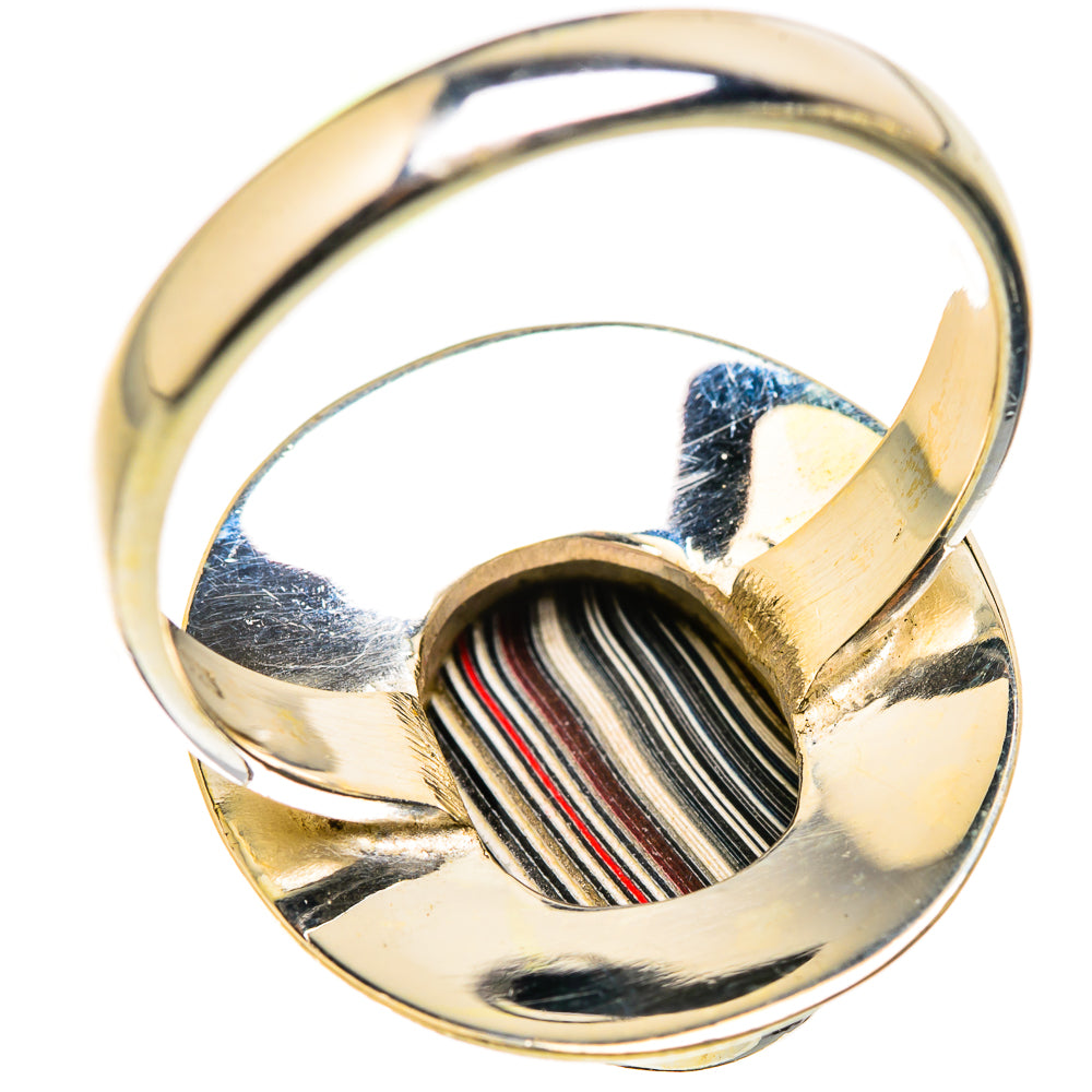 Fordite Rings handcrafted by Ana Silver Co - RING129360 - Photo 3