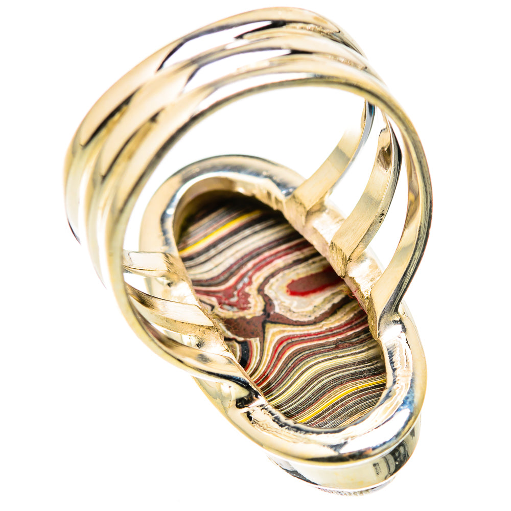 Fordite Rings handcrafted by Ana Silver Co - RING129361 - Photo 3