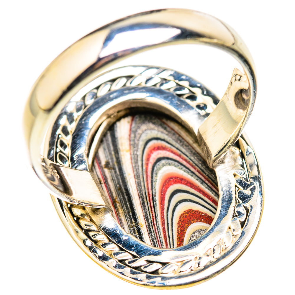 Fordite Rings handcrafted by Ana Silver Co - RING129363 - Photo 3