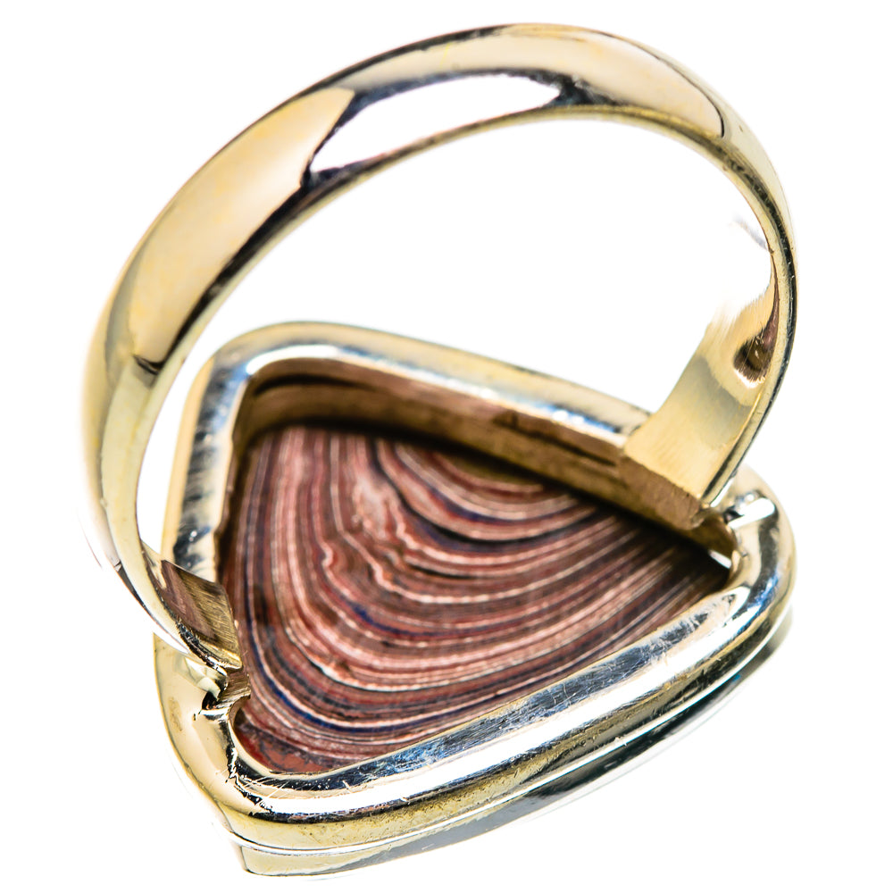 Fordite Rings handcrafted by Ana Silver Co - RING129364 - Photo 3