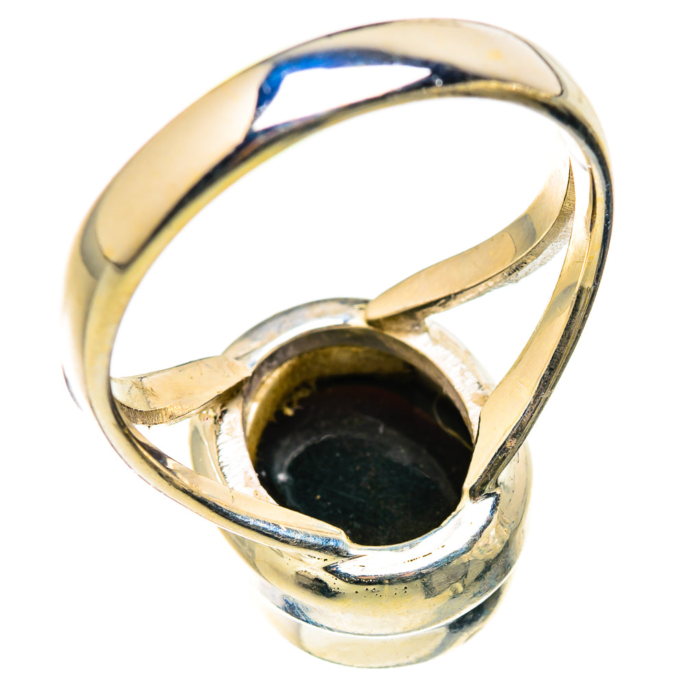 Black Opal Rings handcrafted by Ana Silver Co - RING129369 - Photo 3