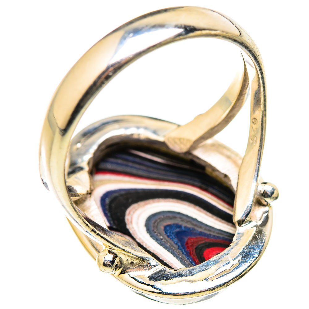 Fordite Rings handcrafted by Ana Silver Co - RING129375 - Photo 3