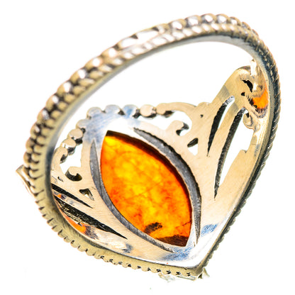 Baltic Amber Rings handcrafted by Ana Silver Co - RING129379 - Photo 3