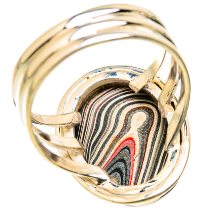 Fordite Rings handcrafted by Ana Silver Co - RING129383 - Photo 3
