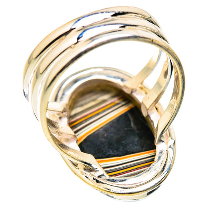 Fordite Rings handcrafted by Ana Silver Co - RING129385 - Photo 3