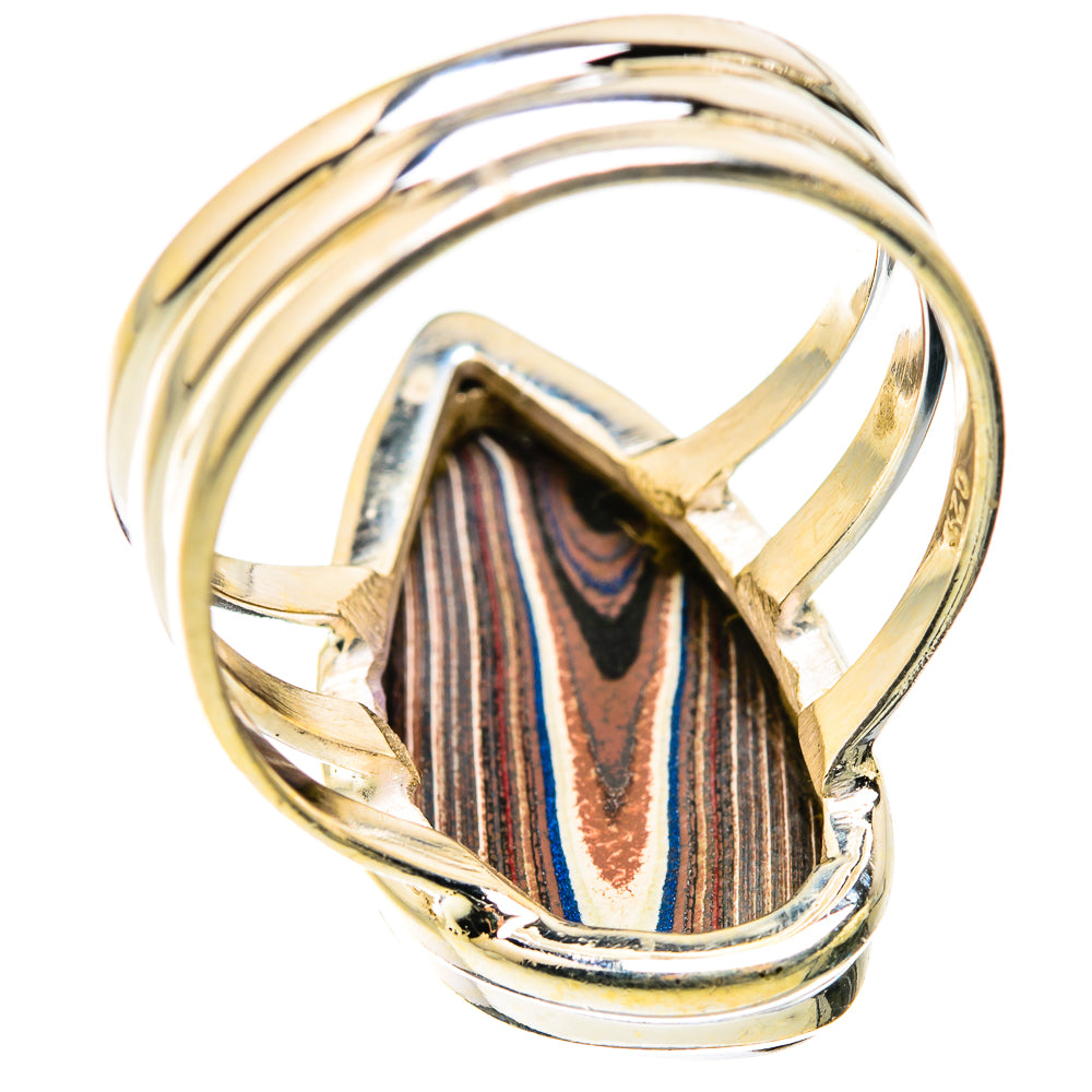 Fordite Rings handcrafted by Ana Silver Co - RING129388 - Photo 3