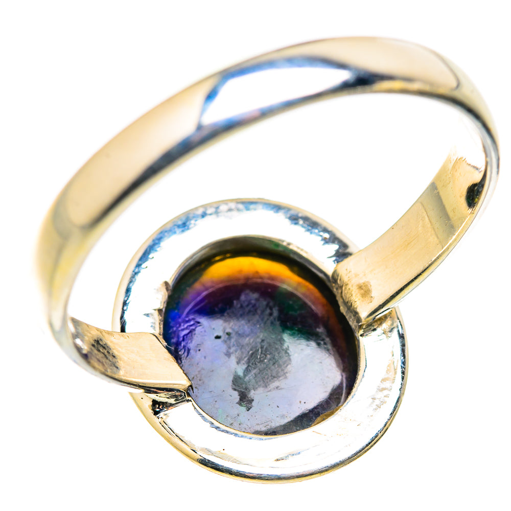 Black Opal Rings handcrafted by Ana Silver Co - RING129389 - Photo 3