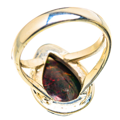Black Opal Rings handcrafted by Ana Silver Co - RING129390 - Photo 3