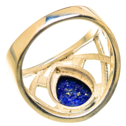 Lapis Lazuli Rings handcrafted by Ana Silver Co - RING129393 - Photo 3