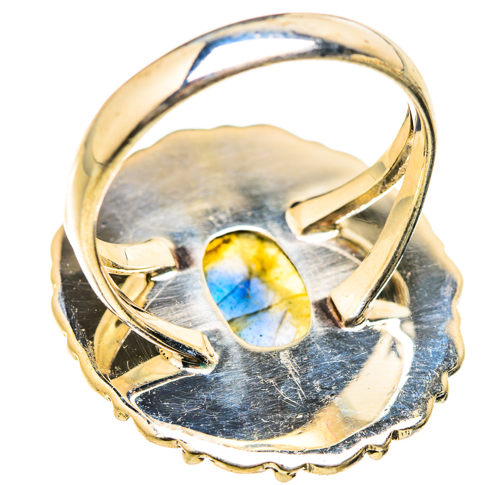 Labradorite Rings handcrafted by Ana Silver Co - RING129394 - Photo 3