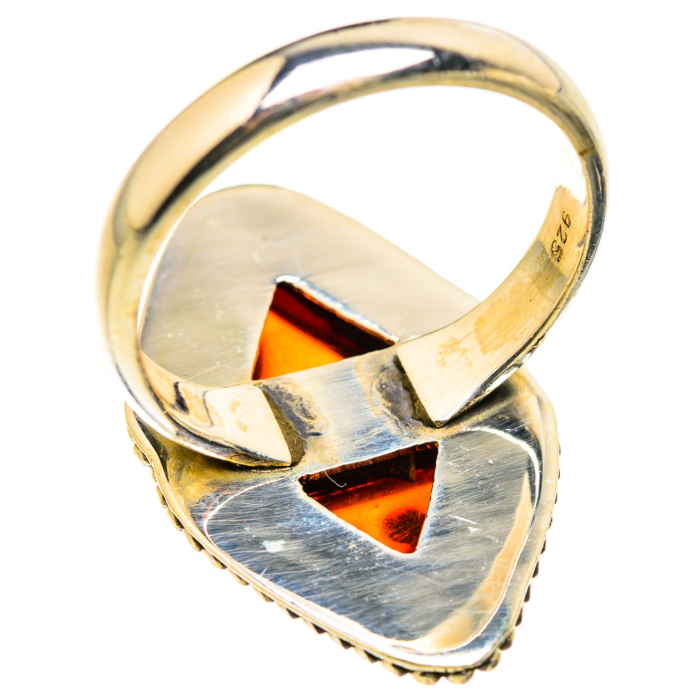 Baltic Amber Rings handcrafted by Ana Silver Co - RING129399 - Photo 3
