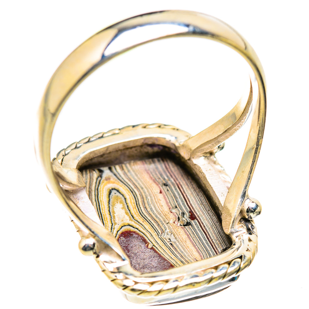Fordite Rings handcrafted by Ana Silver Co - RING129401 - Photo 3