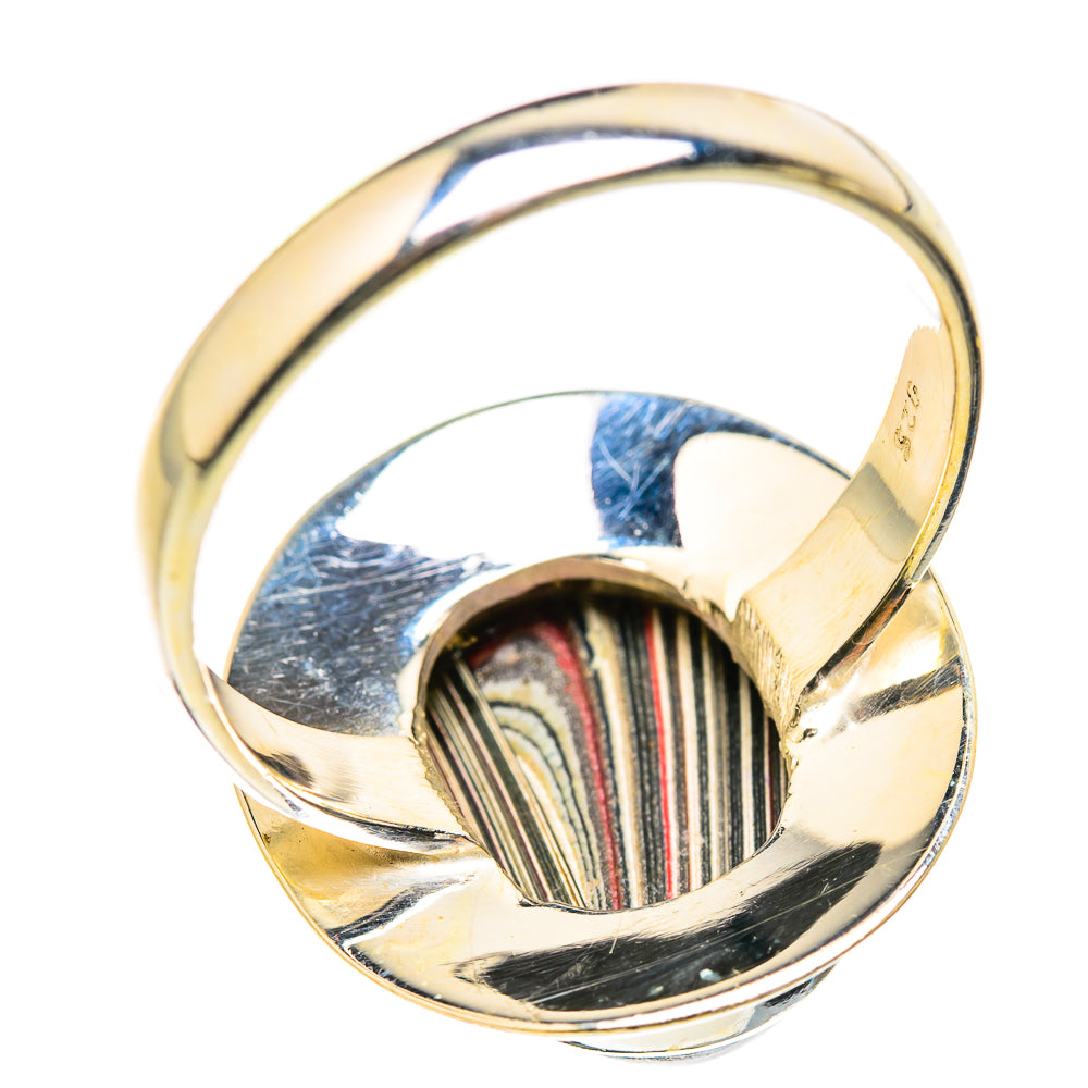 Fordite Rings handcrafted by Ana Silver Co - RING129403 - Photo 3