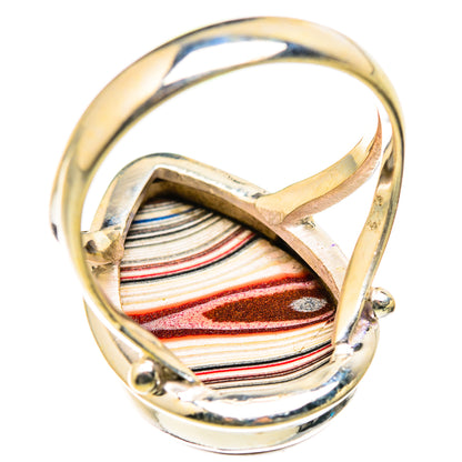 Fordite Rings handcrafted by Ana Silver Co - RING129404 - Photo 3