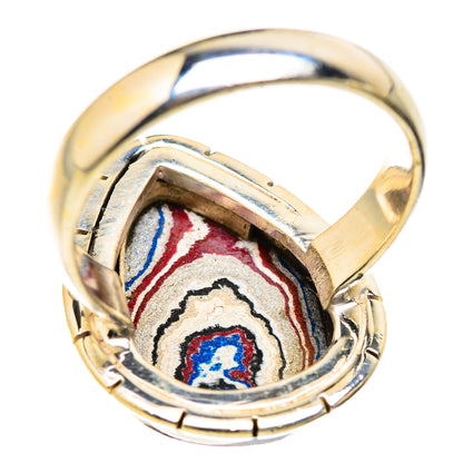 Fordite Rings handcrafted by Ana Silver Co - RING129405 - Photo 3