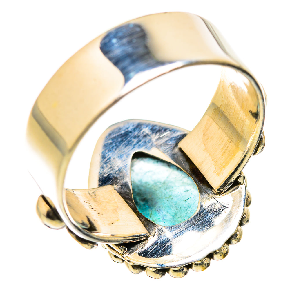 Blue Fluorite Rings handcrafted by Ana Silver Co - RING129410 - Photo 3