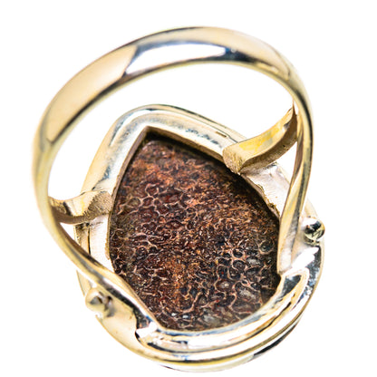 Dinosaur Bone Rings handcrafted by Ana Silver Co - RING129411 - Photo 3